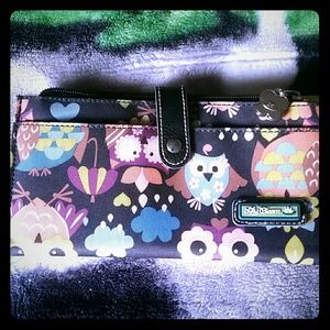 Lily bloom owl wallet